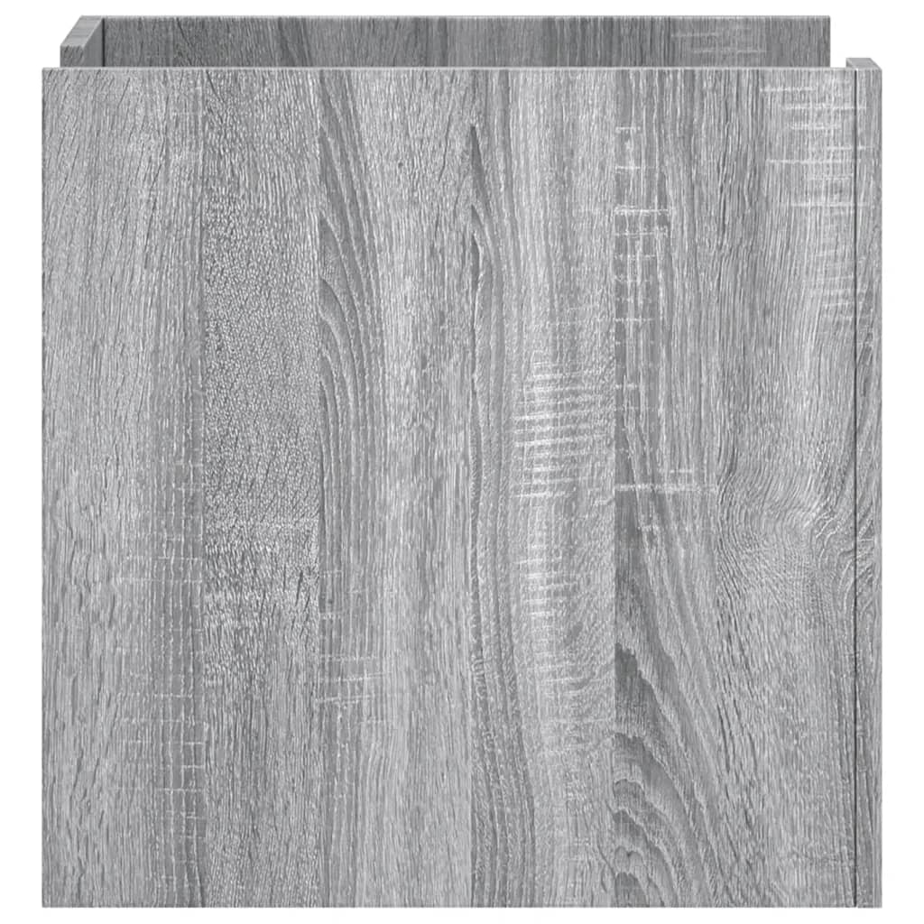 Mesita De Noche Madera De Ingeniería Gris Sonoma 45x50x50 Cm_3