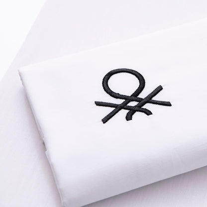 Set 4pzs Sabana Doble: Sabana Plana (240x240cm C/ Dobladillo Simple 5cm) + Sabana Bajera (160x200+30cm Flap) + 2 Funda De Almohada (50x80cm) 100% Alg