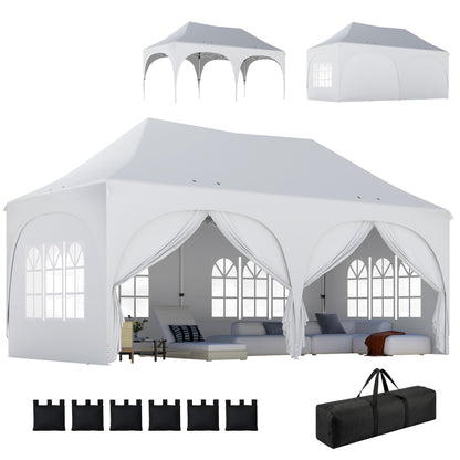 Outsunny Carpa Plegable 6x3 M_0