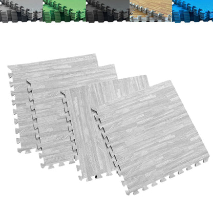 Jowy Tatami Puzzle 1cm 60x60cm – Pack 4 Uds (t60-4) Parquet Gris_0