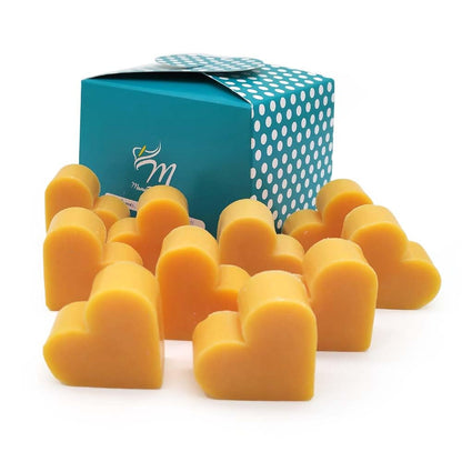 12 Jabones Aromáticos Con Forma De Corazón - Detalle Para Invitados De Eventos. Jabón Glicerina Aroma Naranja Y Jengibre_3
