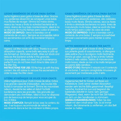 Arena para gato Silica Crystal Arquivet 17,8 L