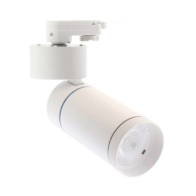 Foco Carril Monofásico Domo Led 30w, Blanco, Blanco Cálido_1