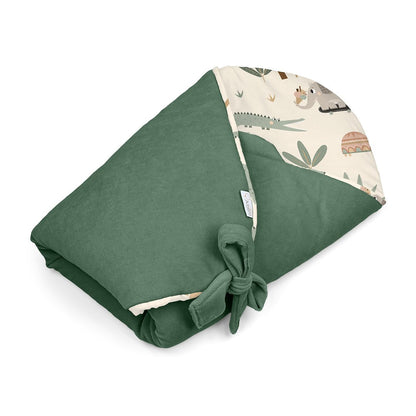 Saco Capazo Bebé Velour Tropic Fun_1