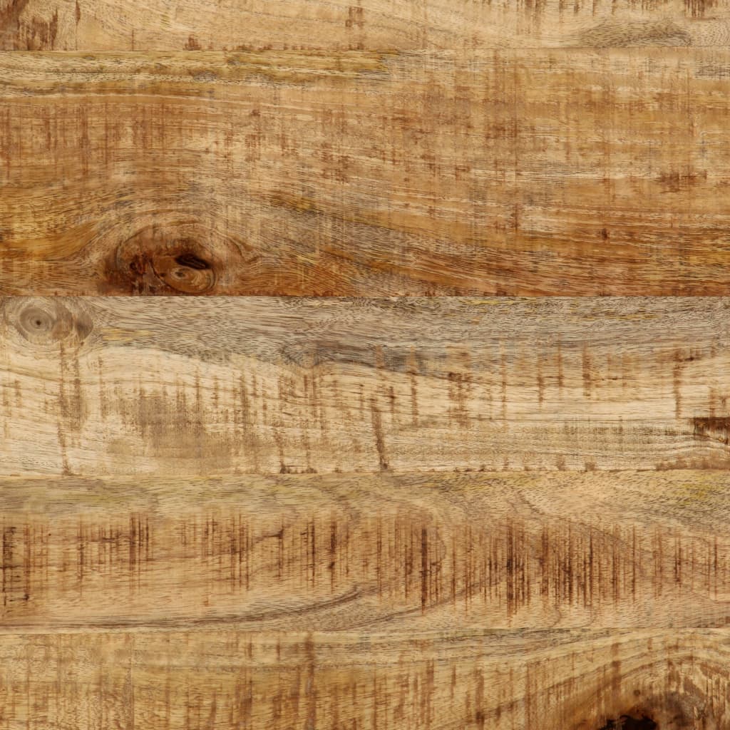 Mesa De Centro De Madera Maciza De Mango 120x60x40 Cm_3