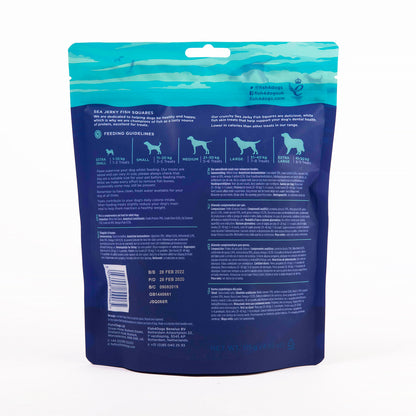 Fish4dogs Snack Dental Natural – Sea Jerky Fish Squares 10x115g_4