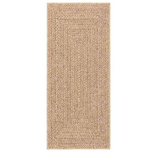 Vidaxl Alfombra Zizur Apariencia Yute Interior Exterior Beige 80x200cm_0