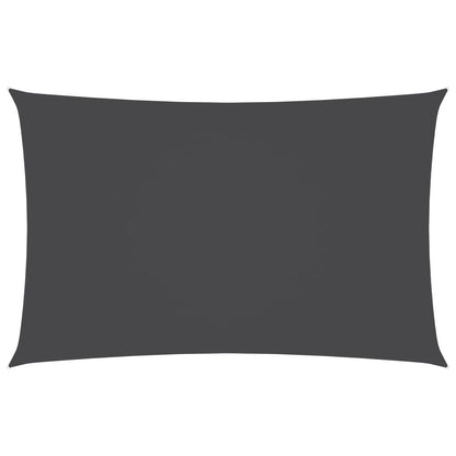 Vidaxl Toldo De Vela Rectangular Tela Oxford Gris Antracita 4x7 M_0