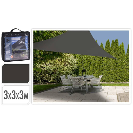 Progarden Toldo De Tela Triangular Gris Oscuro 3x3x3 M_0