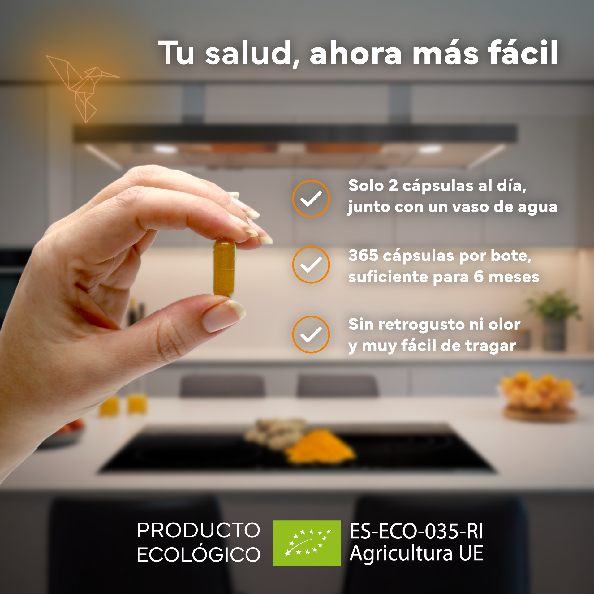 Cúrcuma + Jengibre Sevens Nutrition. Antiinflamatorio Y Salud Articular