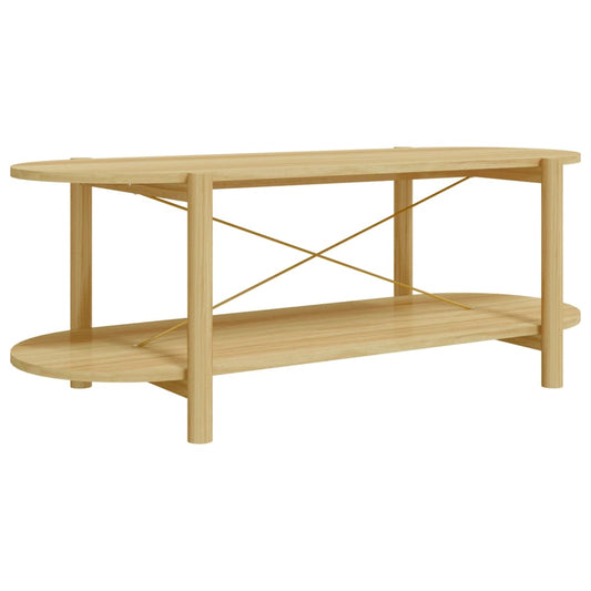 Mesa De Centro Madera Contrachapada 110x48x40 Cm_0