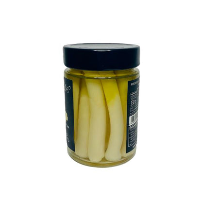 Puerros Extrafinos en Frasco de VIdrio El Navarrico 10/15 FR 314 ml