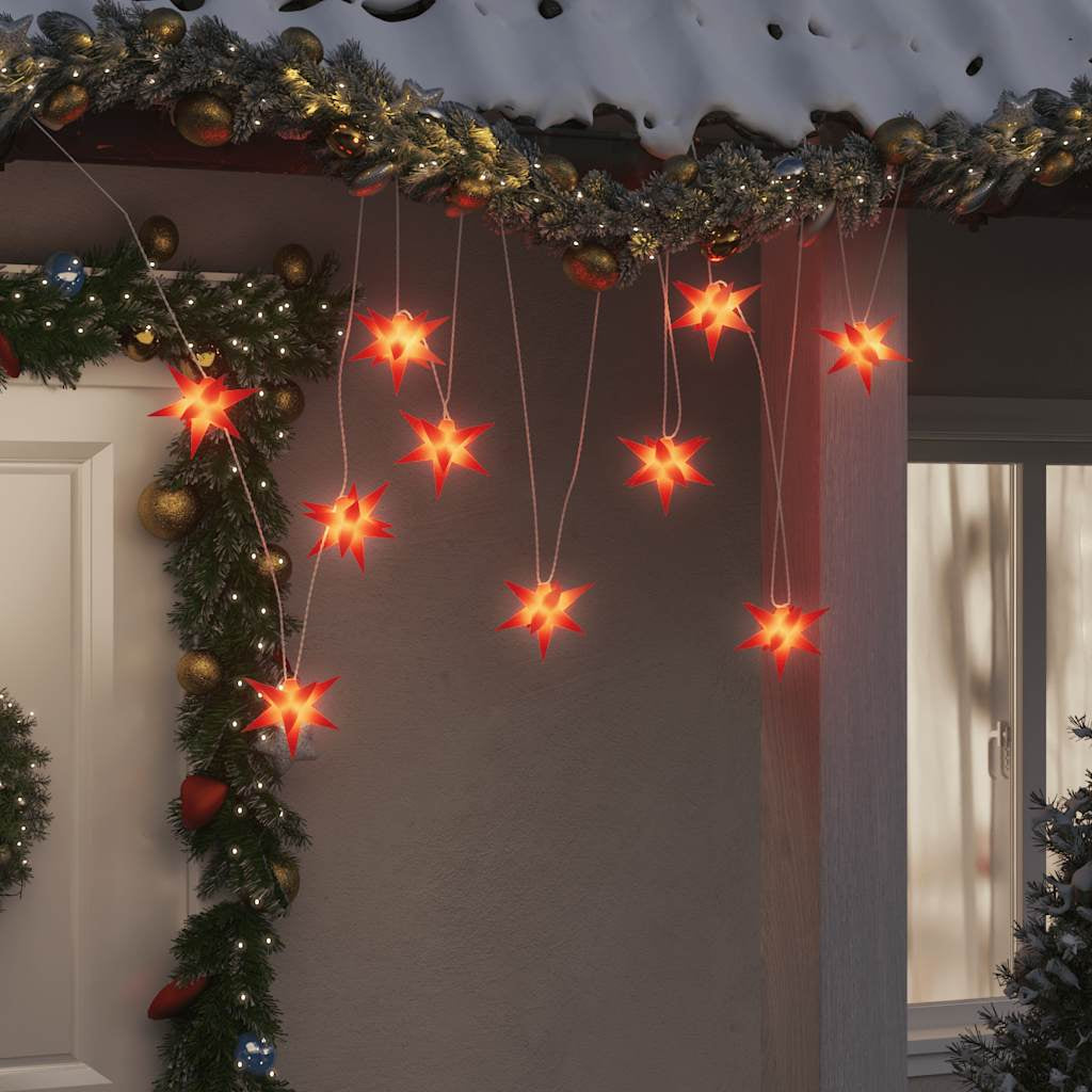 Vidaxl Lámpara De Navidad 10 Leds Rojo 10 Cm_1