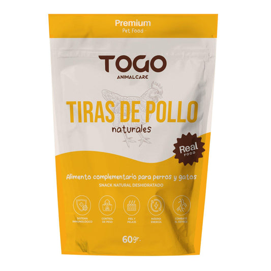 Tiras De Pollo Deshidratados | Snacks Naturales 60gr_0