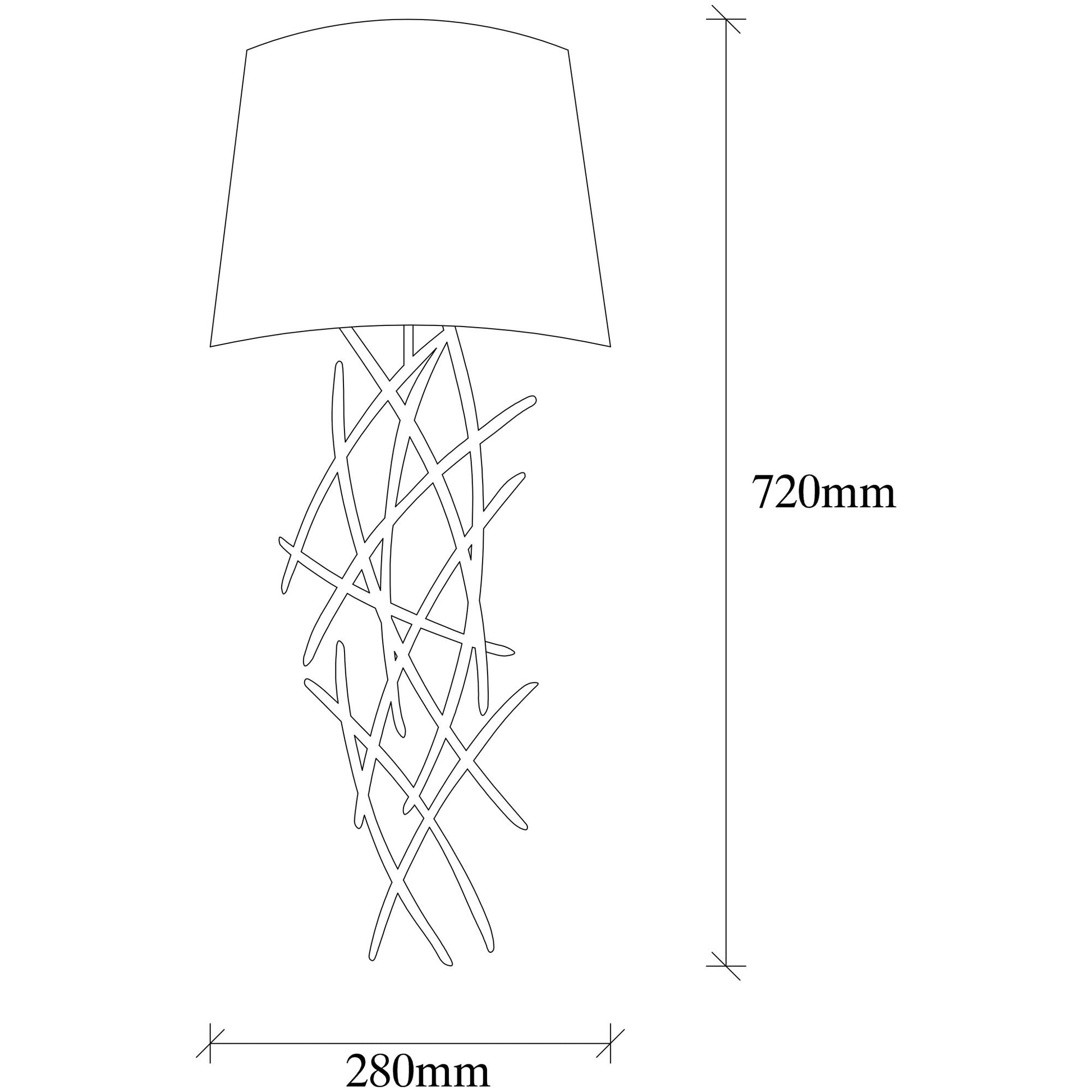 Aplique De Pared, Hierro , Negro, 15x28x72, Casquillo E 27 Max 40 W_1