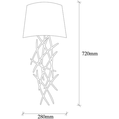 Aplique De Pared, Hierro , Negro, 15x28x72, Casquillo E 27 Max 40 W_1