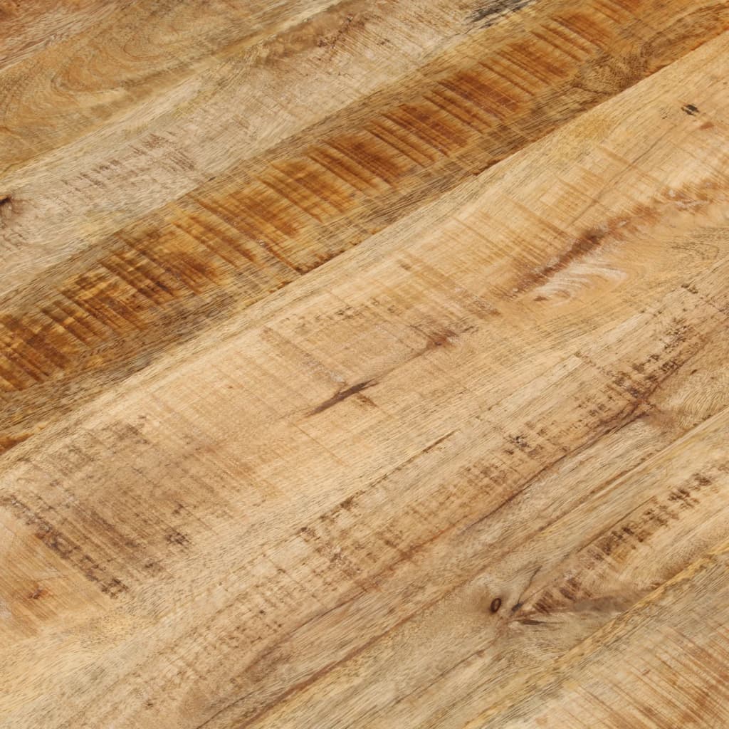 Mesa De Centro De Madera Maciza De Mango 68x68x35 Cm_3