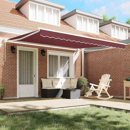 Toldo Retráctil Manual Burdeos 400x300 Cm_2