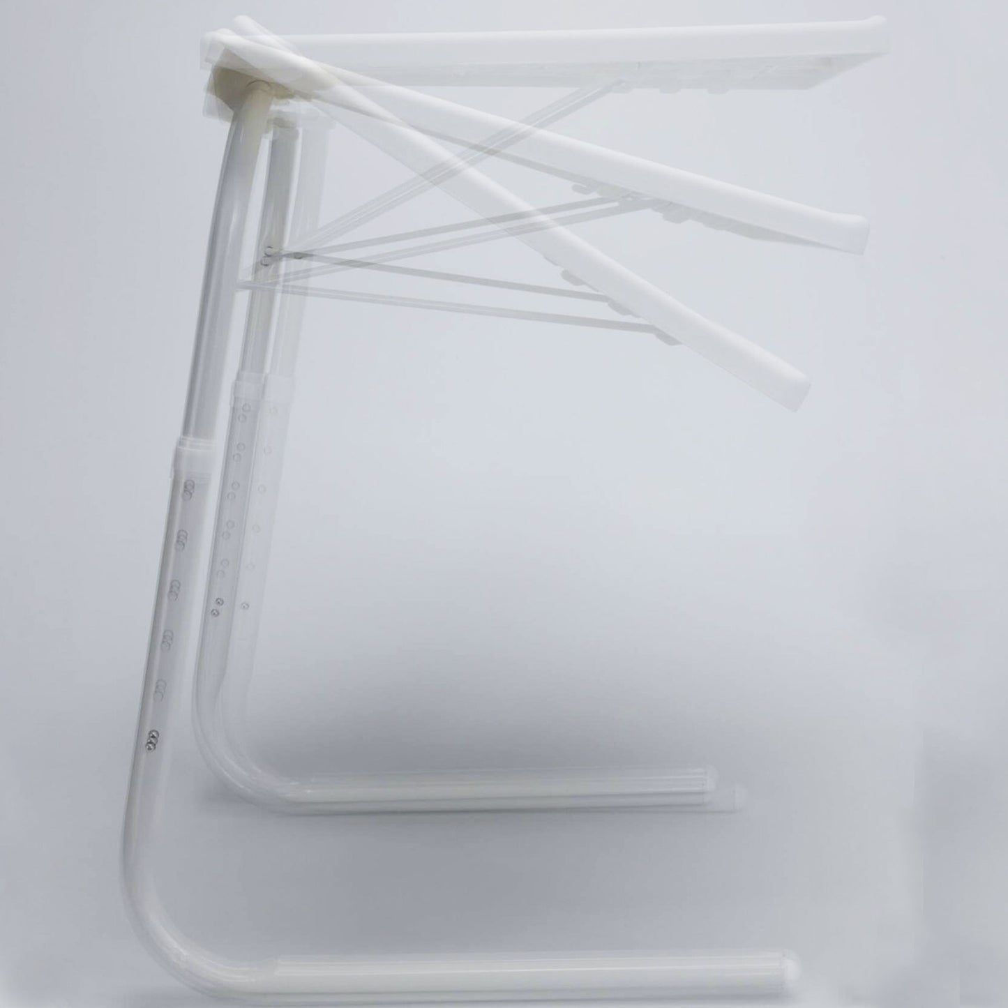 Well Home Mesa Auxiliar Plegable Y Extensible Color Blanco 51x39x57-72cm_4