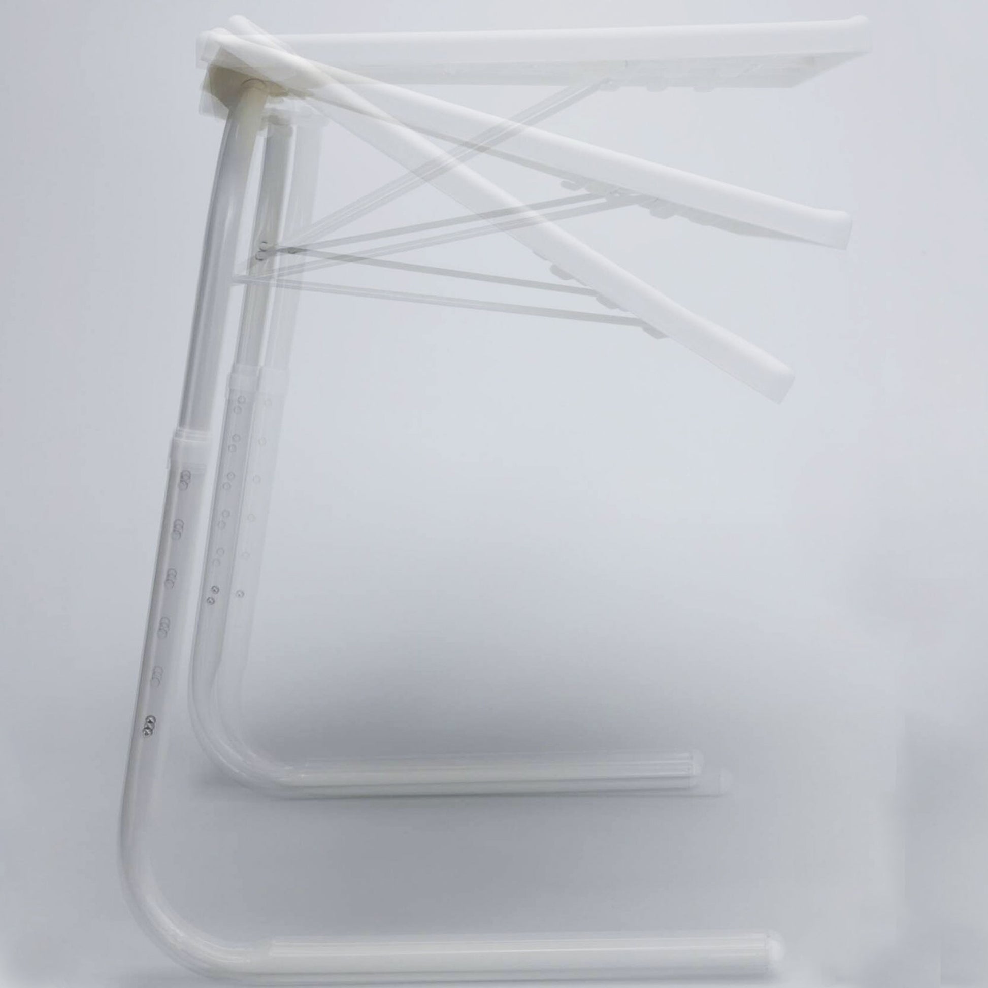 Well Home Mesa Auxiliar Plegable Y Extensible Color Blanco 51x39x57-72cm_4