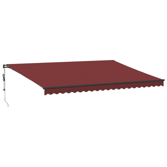 Toldo Retráctil Automático Burdeos 500x350 Cm_0