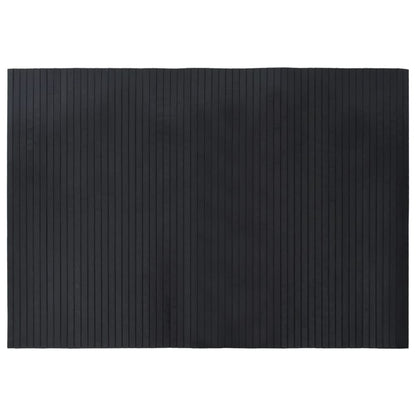 Vidaxl Alfombra Rectangular Bambú Negro 70x100 Cm_0