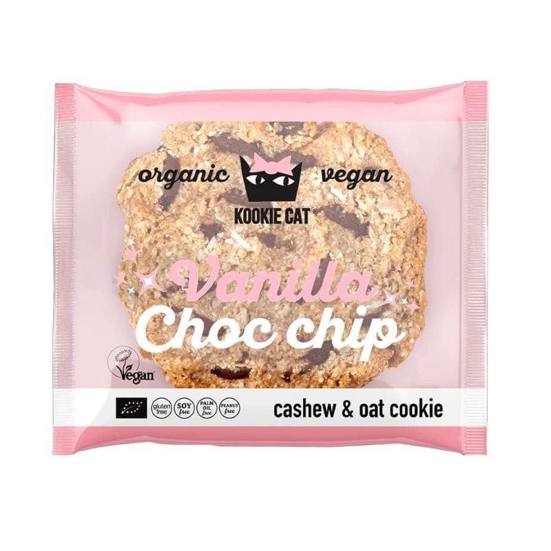 Galleta De Vainilla Y Chips De Chocolate Kookie Cat 50g Bio_0