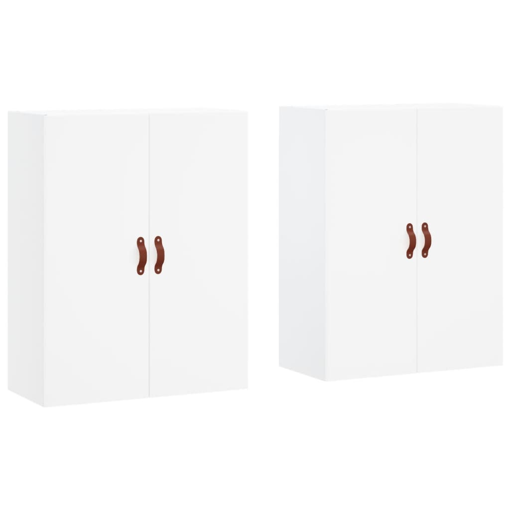 Armarios De Pared 2 Unidades Blanco 69,5x34x90 Cm_1