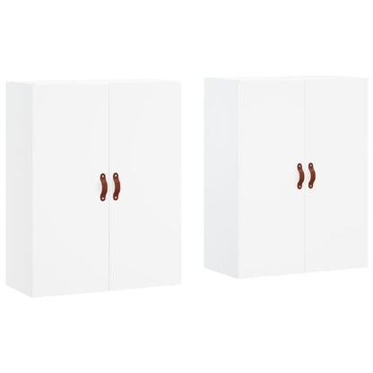 Armarios De Pared 2 Unidades Blanco 69,5x34x90 Cm_1