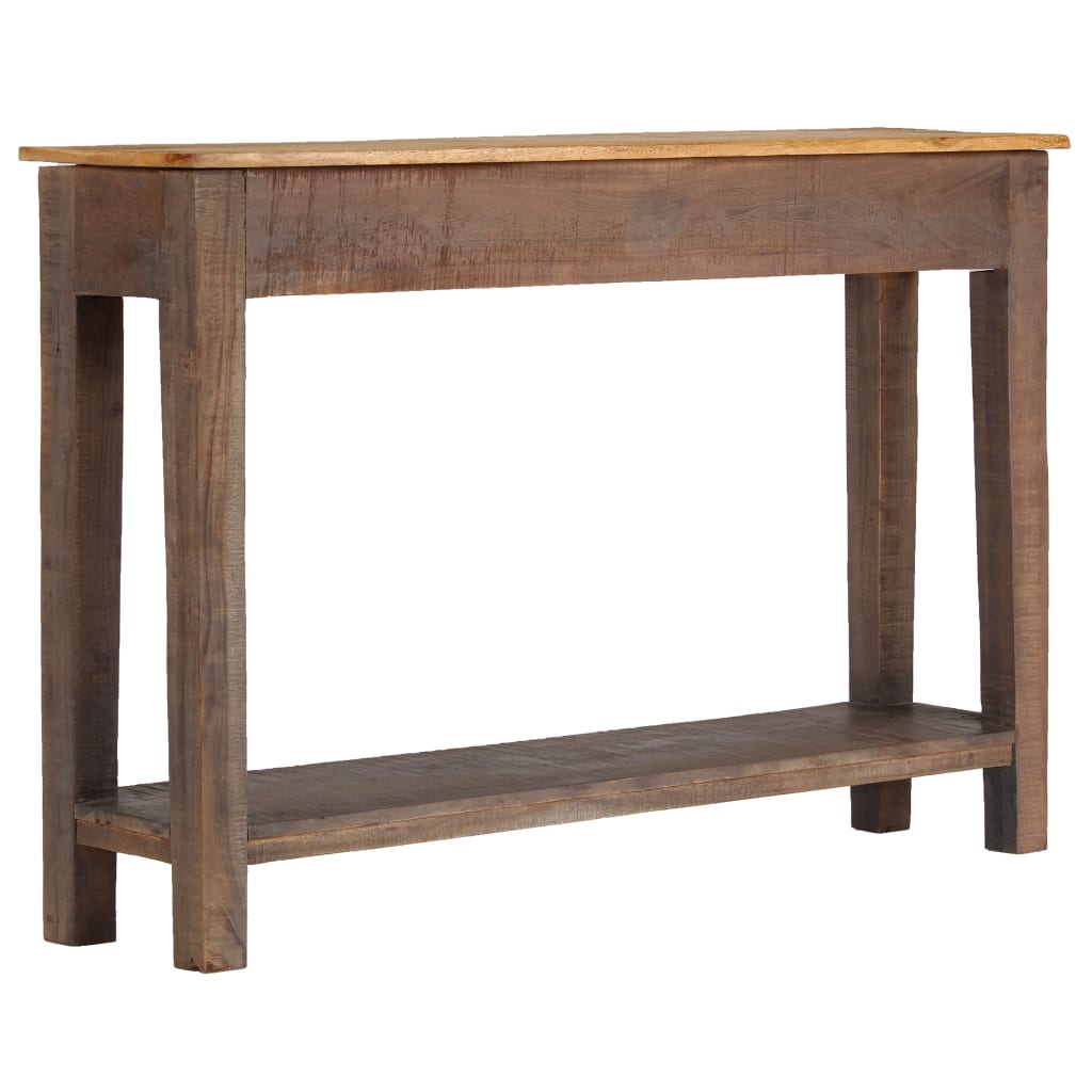 Mesa Consola De Madera Maciza Vintage 118x30x80 Cm_1