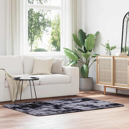 Vidaxl Alfombra De Pelo Largo Navarra Gris Oscuro 120x170 Cm Poliéster_1