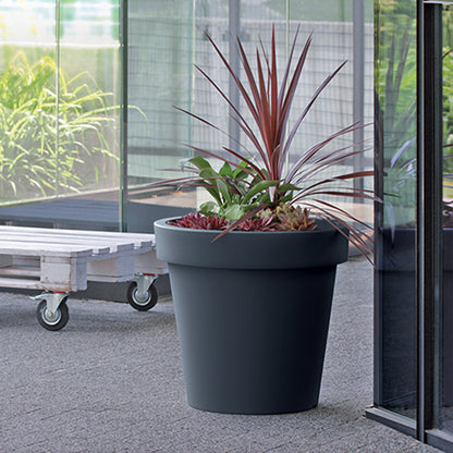 Maceta De Plastico Lofly En Color Blanco 49 (largo) X 49 (ancho) X 45,5 (alto) Cm_2