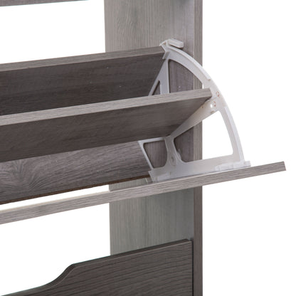 Almacenamiento Para Zapatos 3 Cajones En Madera Gris_1