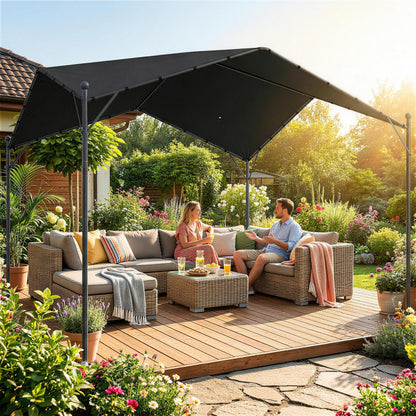 Outsunny Pérgola De Jardín 3x3 M_1