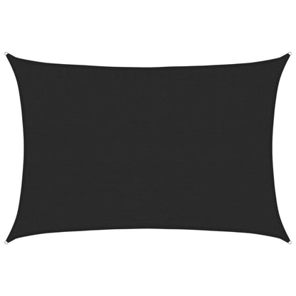 Vidaxl Toldo De Vela Negro Hdpe 160 G/m² 3,5x4,5 M_0