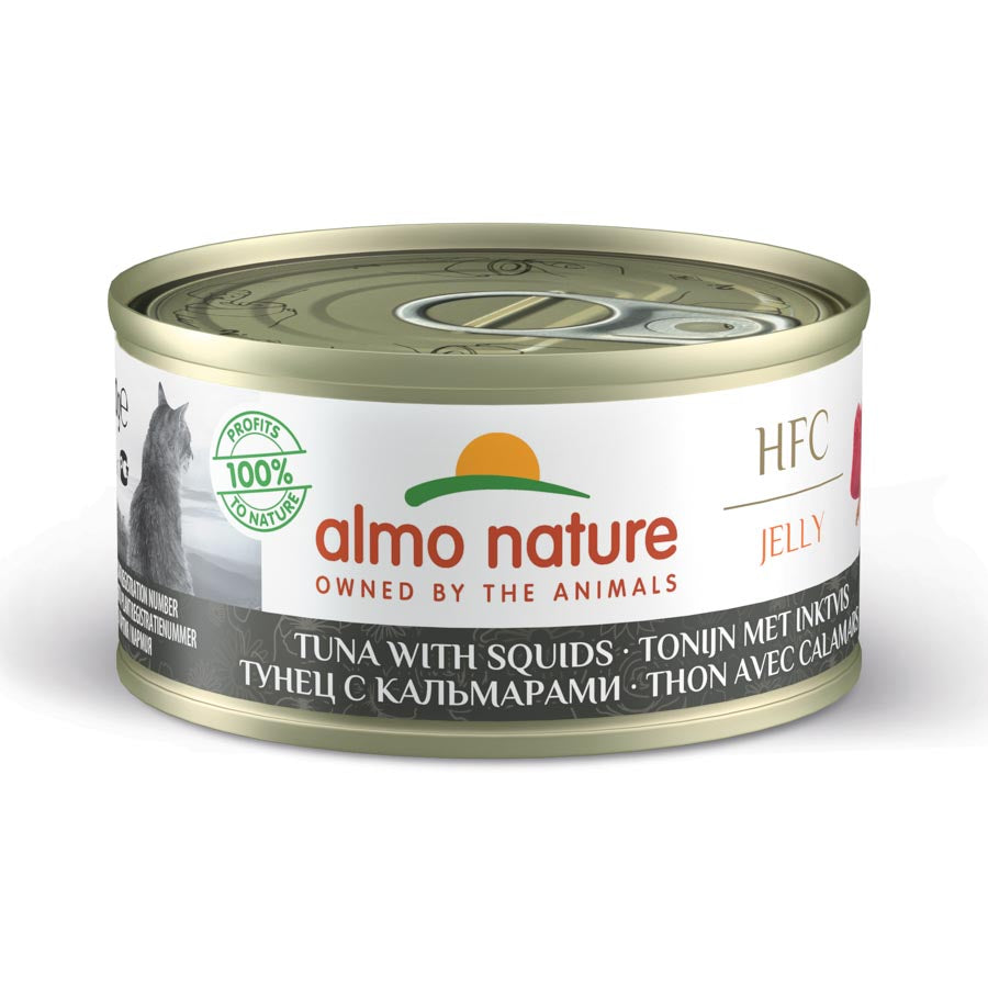 Almo Gato Hfc Jelly Lata 70gr Atún&calamar_0