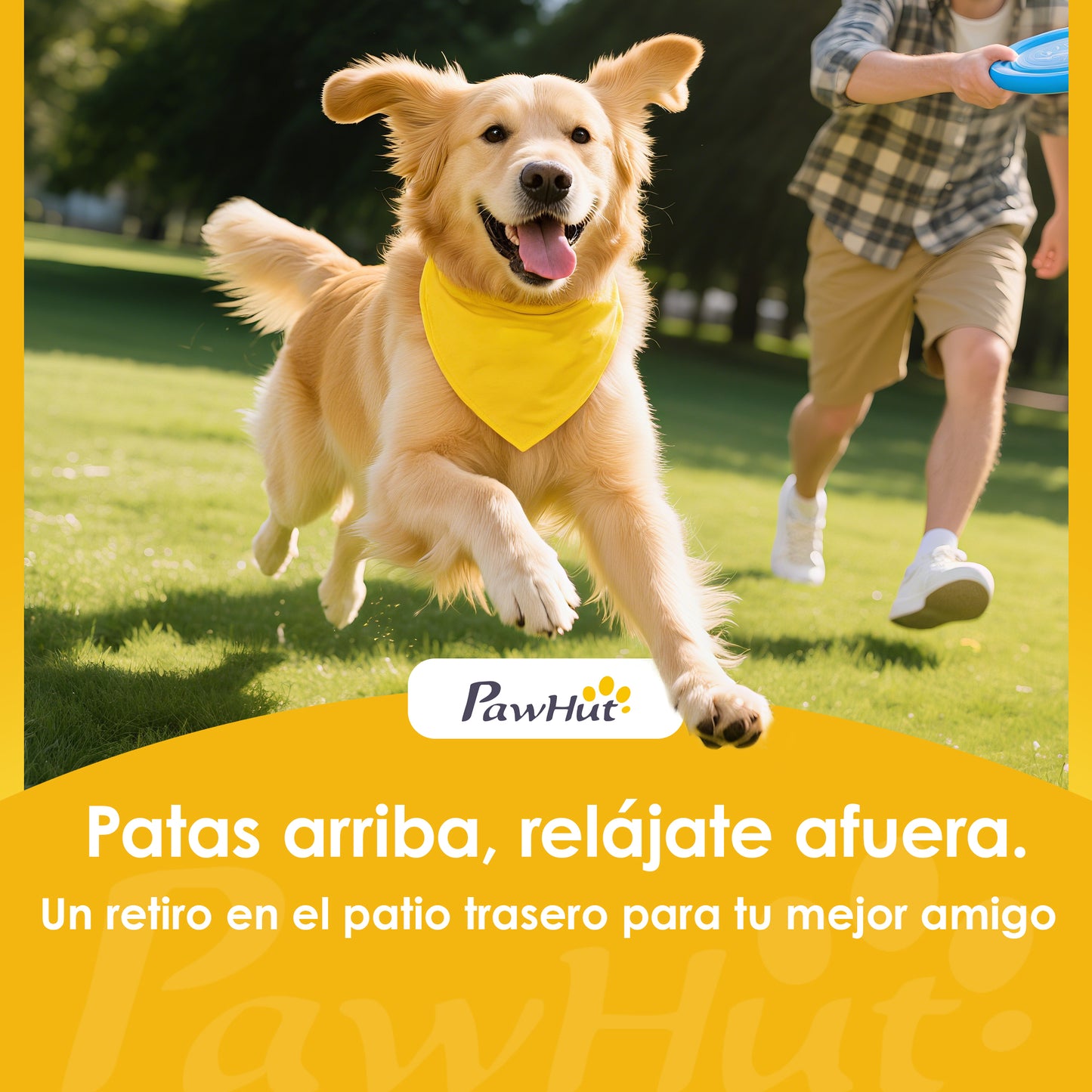 Pawhut Carrito Para Perros Plegable Con Cesta De Almacenaje 77x44x102 Cm Azul_4