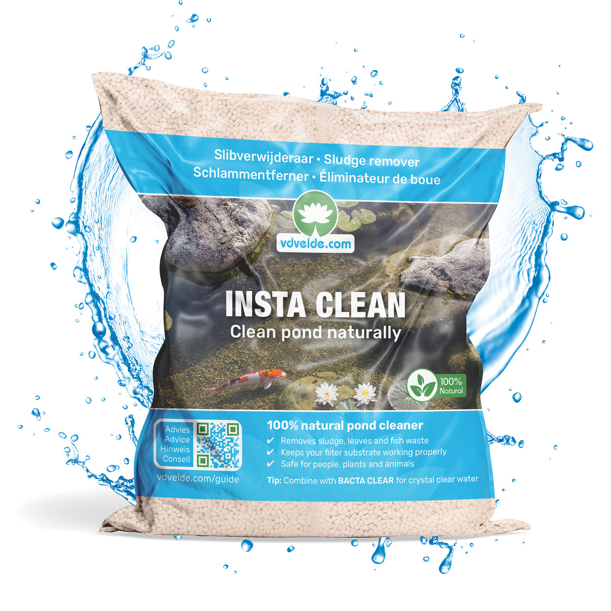 Insta Clean - Eliminador De Lodo Hasta 20.000l - Bacterias Naturales_0