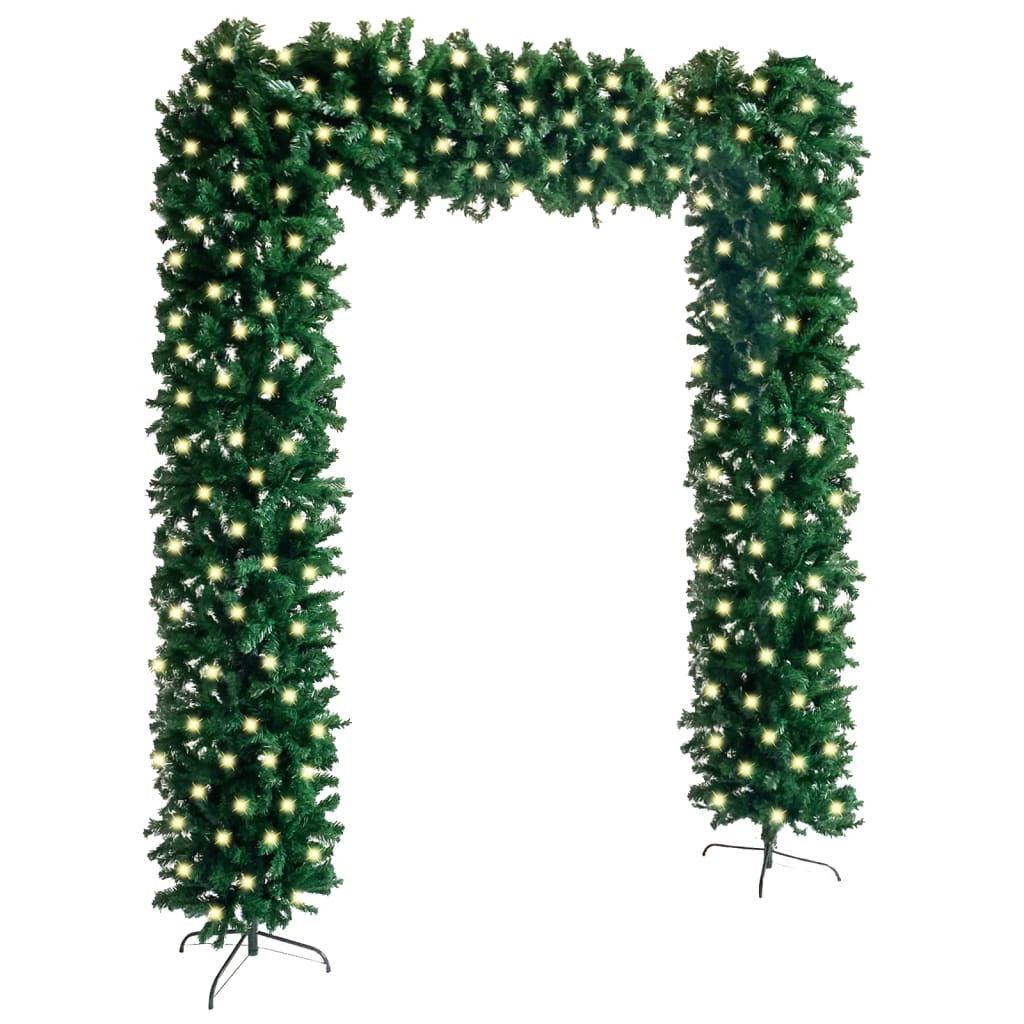 Vidaxl Arco Árbol De Navidad Con Leds Verde 240 Cm_0