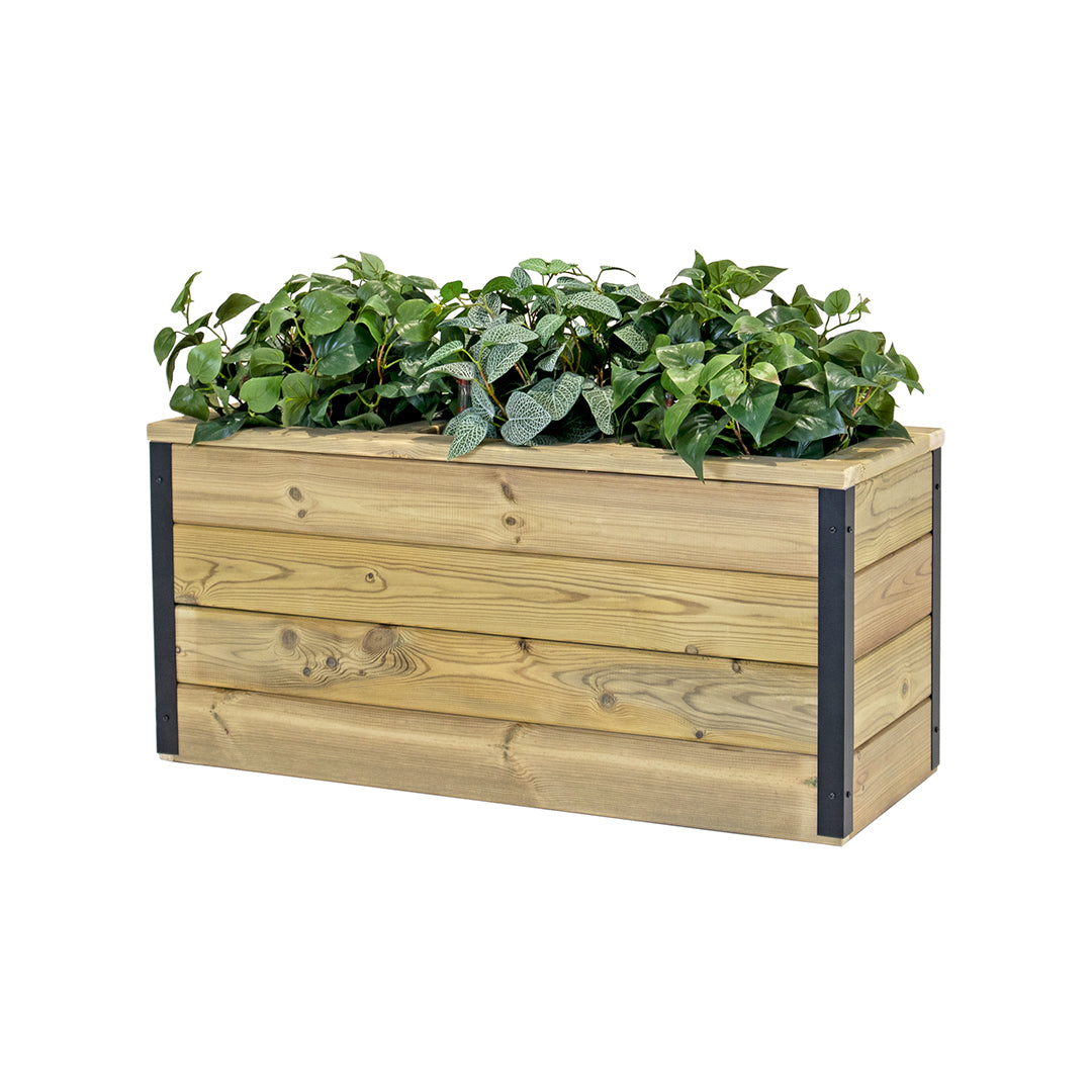 Jardinera De Madera Con Autorriego 86x34x40 Cm Nidum Hortalia_0