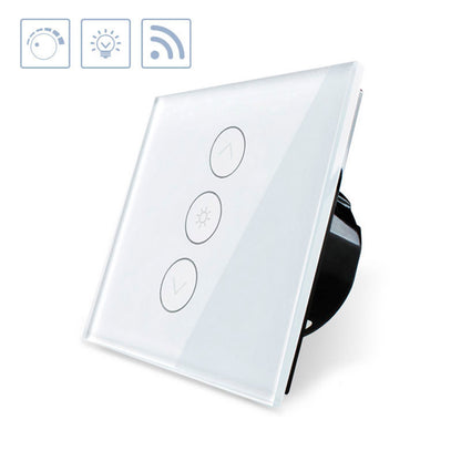 Interruptor Táctil Con Regulador Dimmer Wifi-voz, Blanco_1