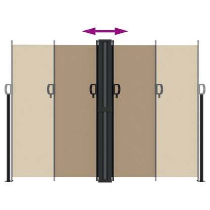 Vidaxl Toldo Lateral Retráctil Gris Taupe 180x600 Cm_4