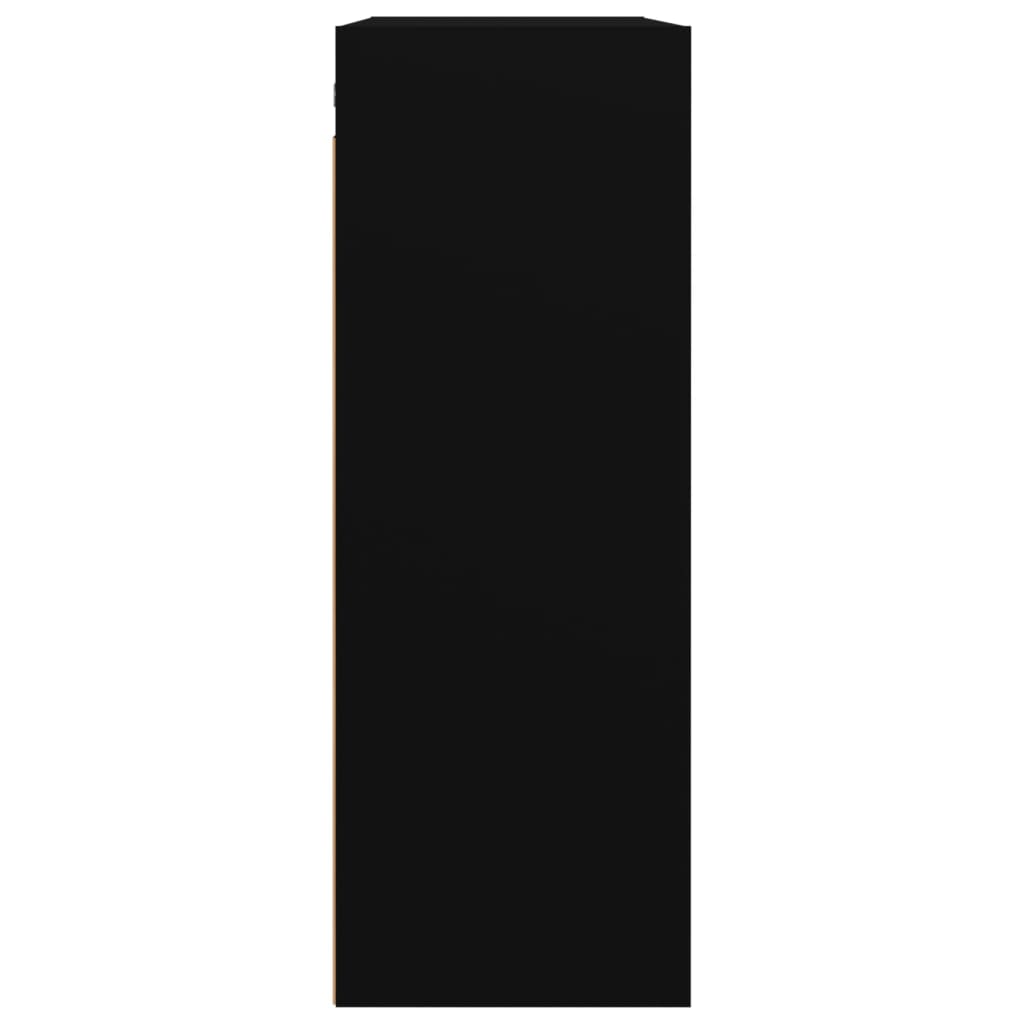 Armario Colgante De Pared Negro 69,5x32,5x90 Cm / Vetonek_2