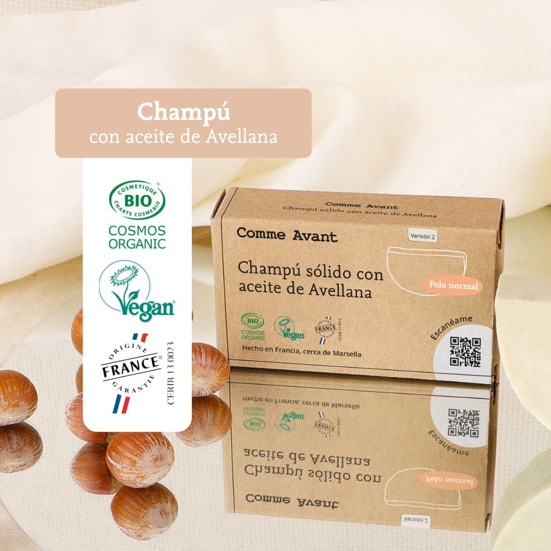 Champú Sólido Con Aceite De Avellana (cabello Normal)_2