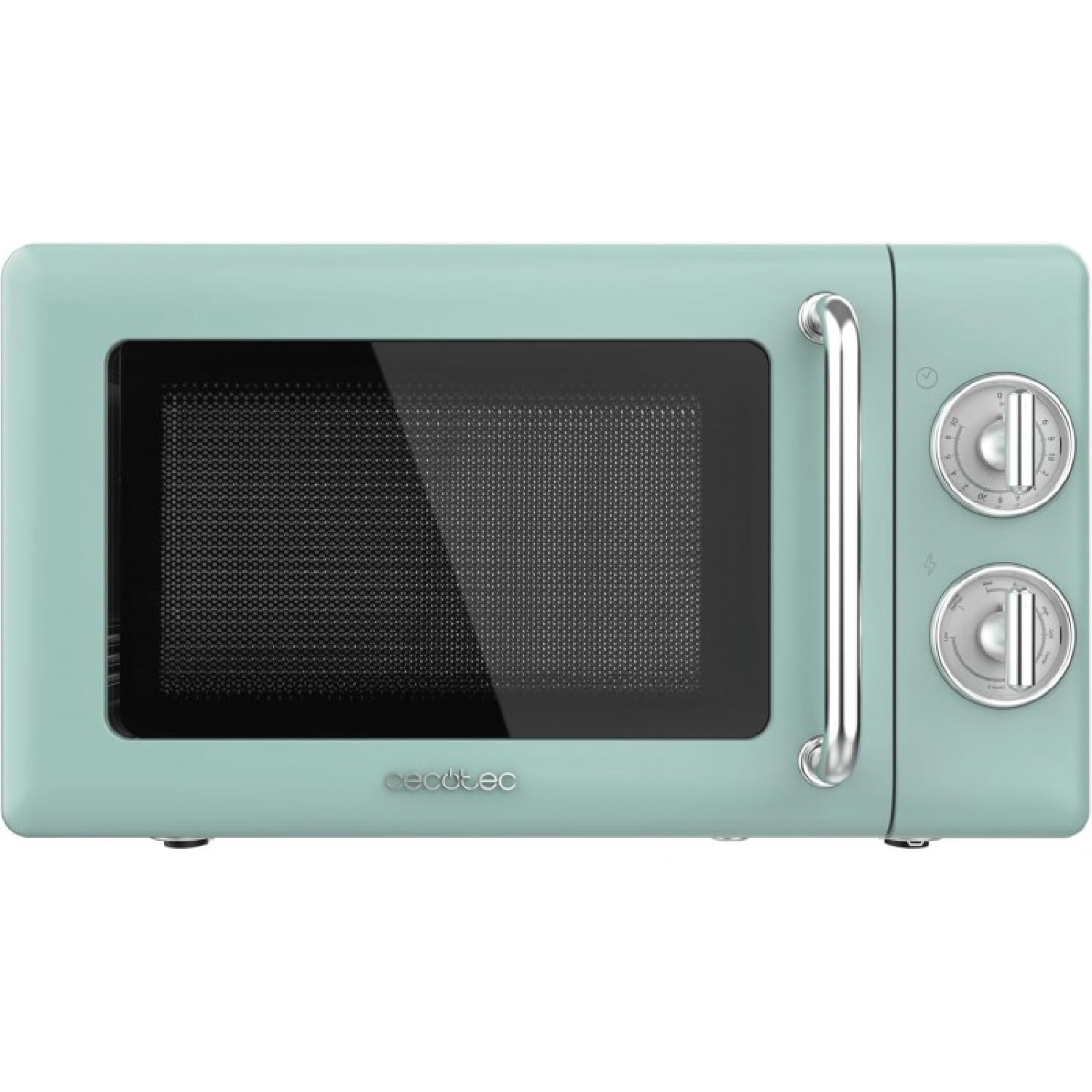 Microondas Mecánico Con Grill De 20 L Proclean 3110 Retro Green. 700 W En 6 Niveles, Temporizador Hasta 30 Minutos, Modo Descongelación, Diseño Vint_0