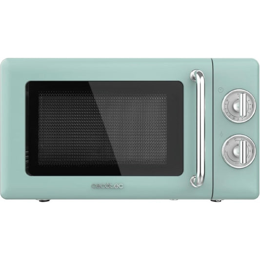 Microondas Mecánico Con Grill De 20 L Proclean 3110 Retro Green. 700 W En 6 Niveles, Temporizador Hasta 30 Minutos, Modo Descongelación, Diseño Vint_0