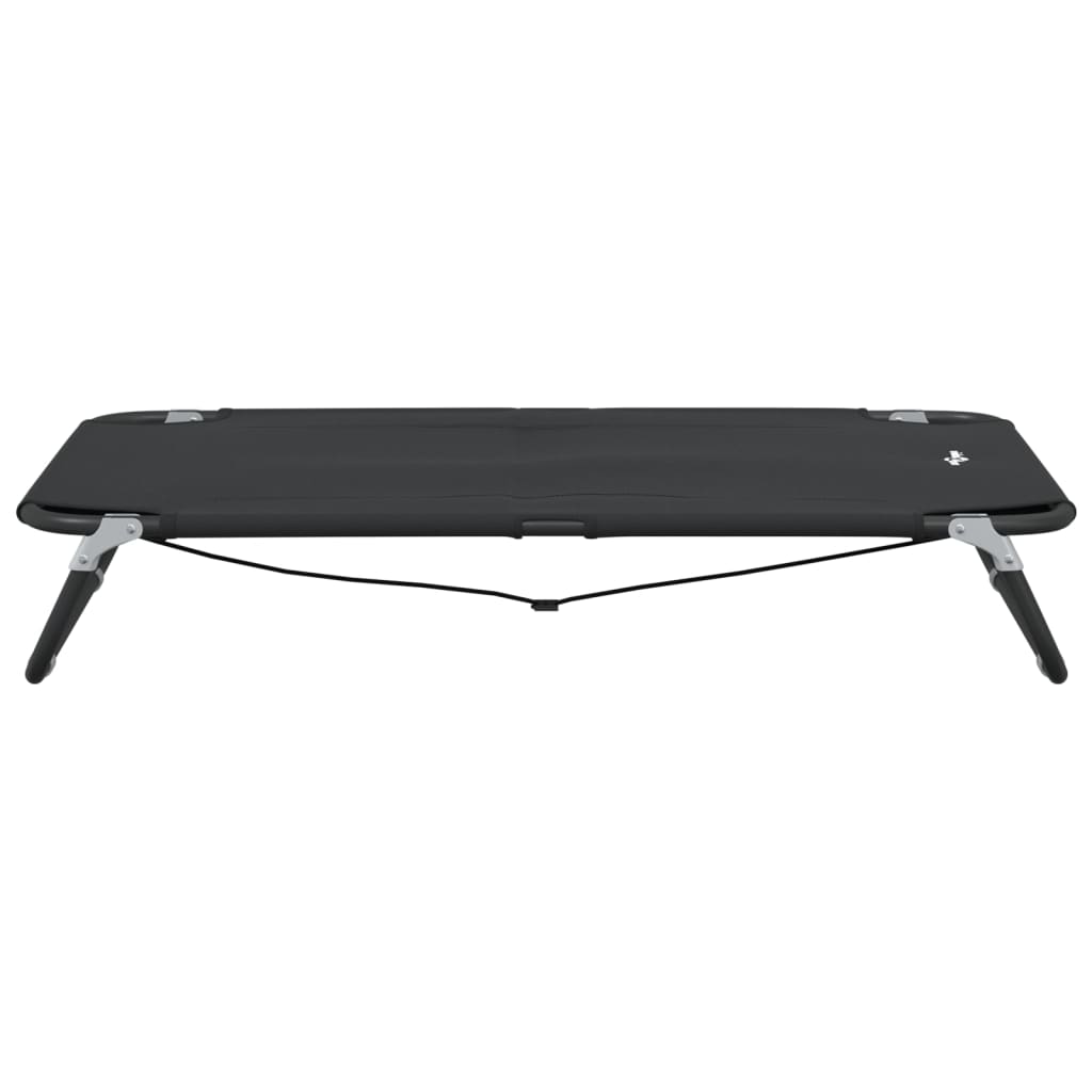 Cama Para Perros Plegable Tela Oxford Y Acero Gris Antracita / Vetonek_3