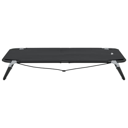 Cama Para Perros Plegable Tela Oxford Y Acero Gris Antracita / Vetonek_3