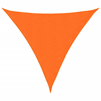 Toldo De Vela Triangular Tela Oxford Naranja 3x3x3 M_0