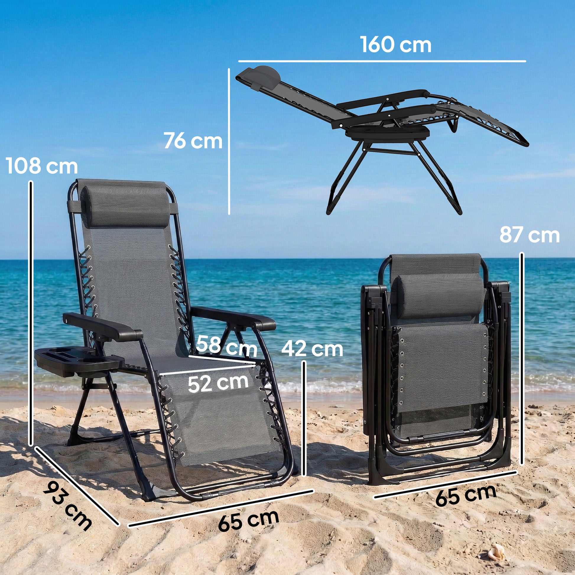 Outsunny Silla De Gravedad Cero_2